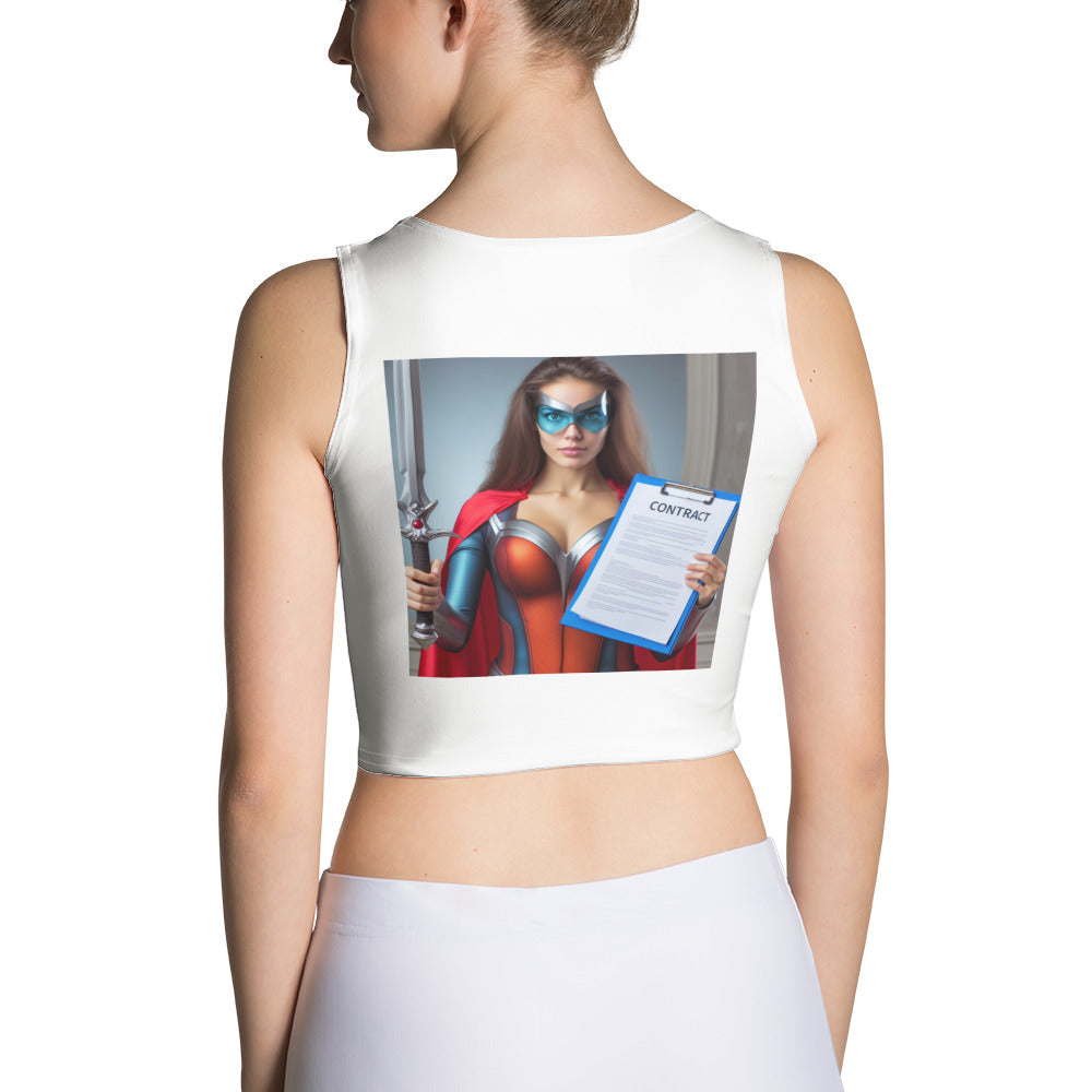 O1 Women's "The Guardian" Crop Top Tee-1