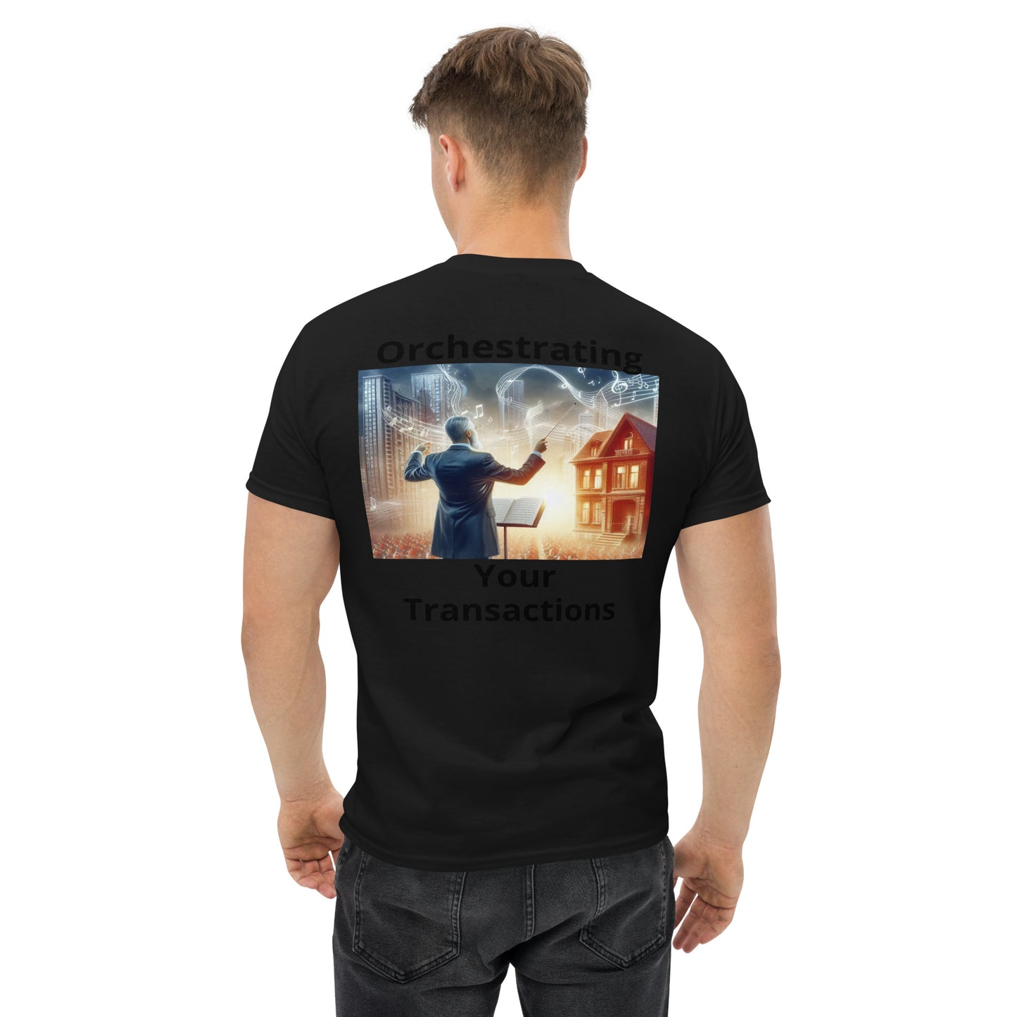 Men’s "The Orchestrator" Printed premium heavyweight tee