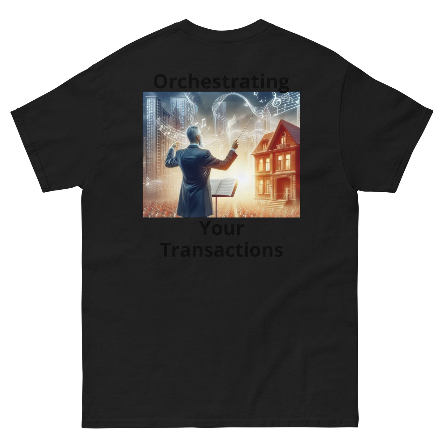 Men’s "The Orchestrator" Printed premium heavyweight tee