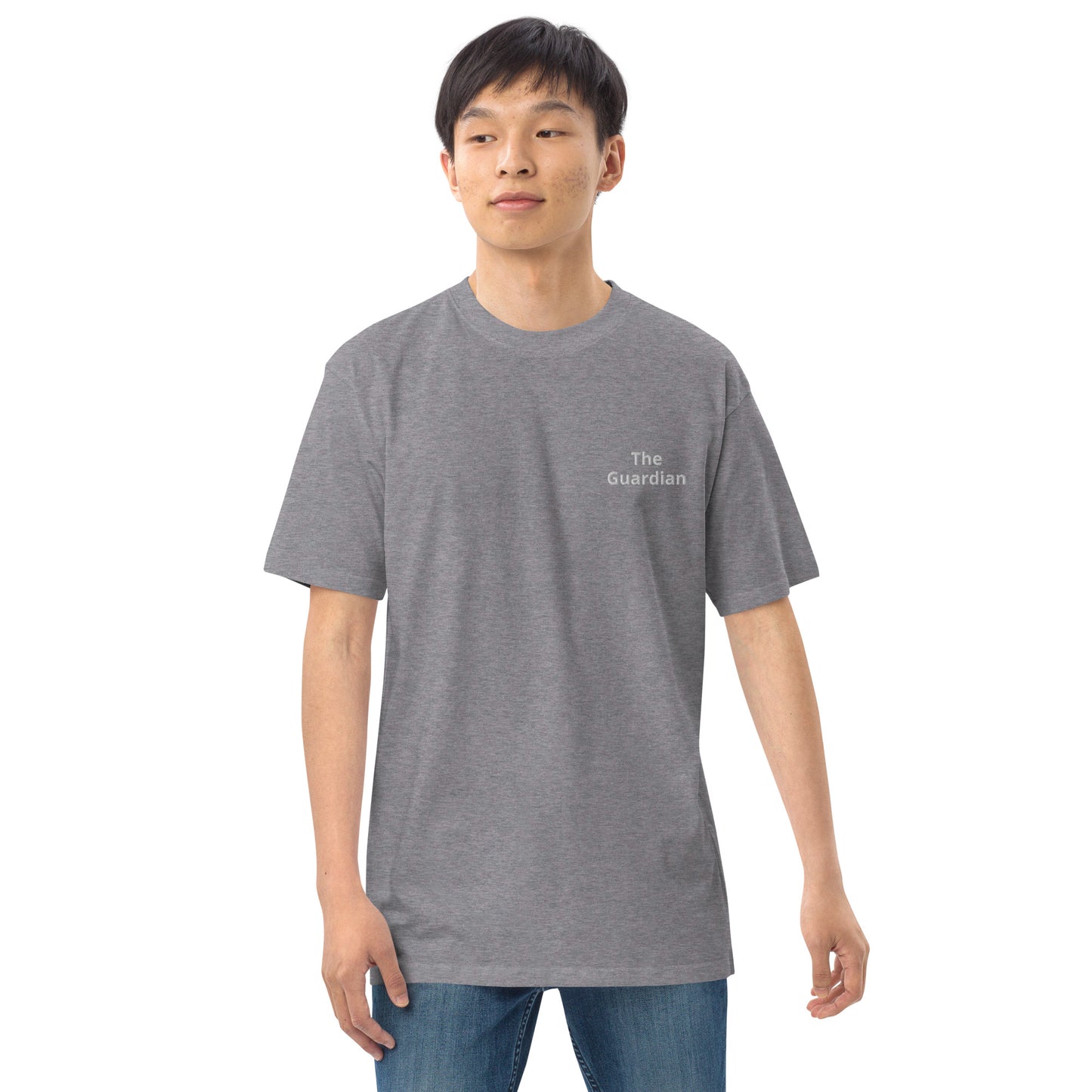 Men’s "The Guardian" embroidered premium heavyweight tee