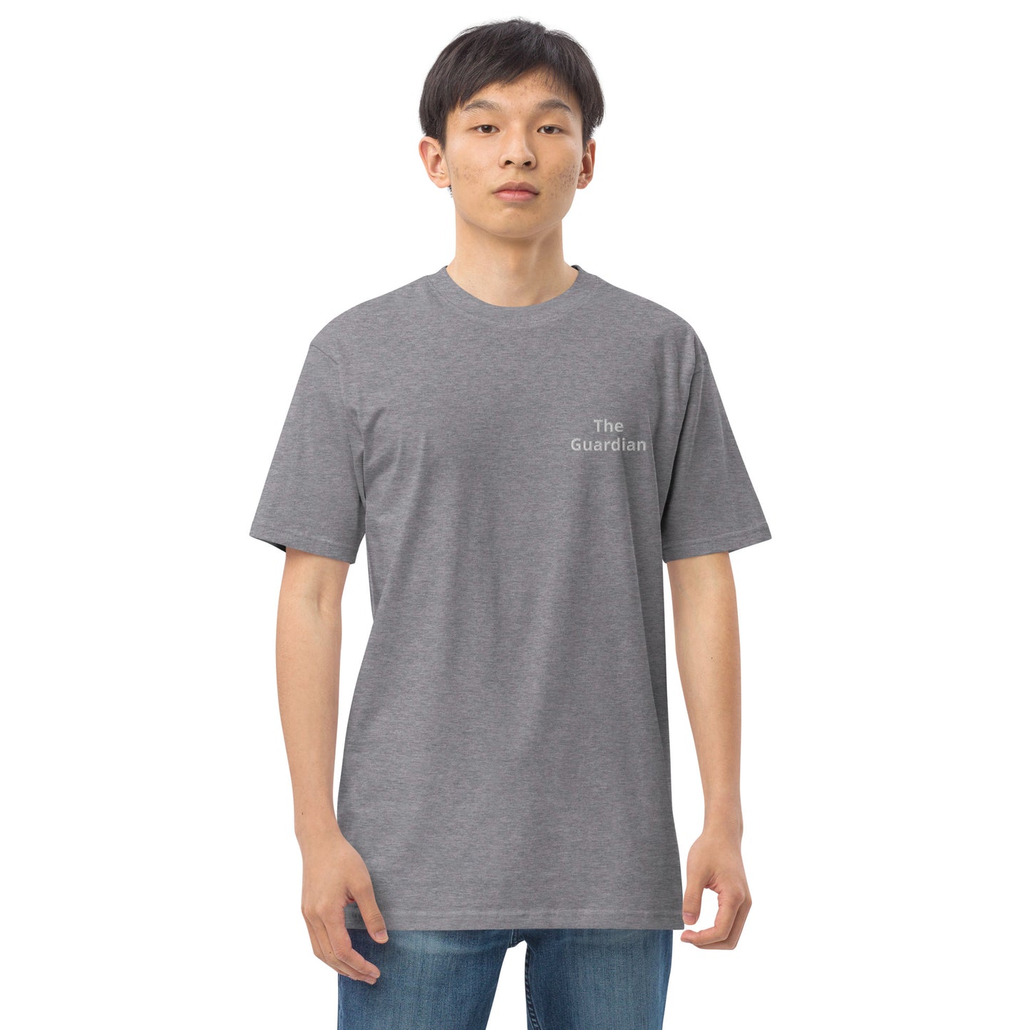 Men’s "The Guardian" embroidered premium heavyweight tee