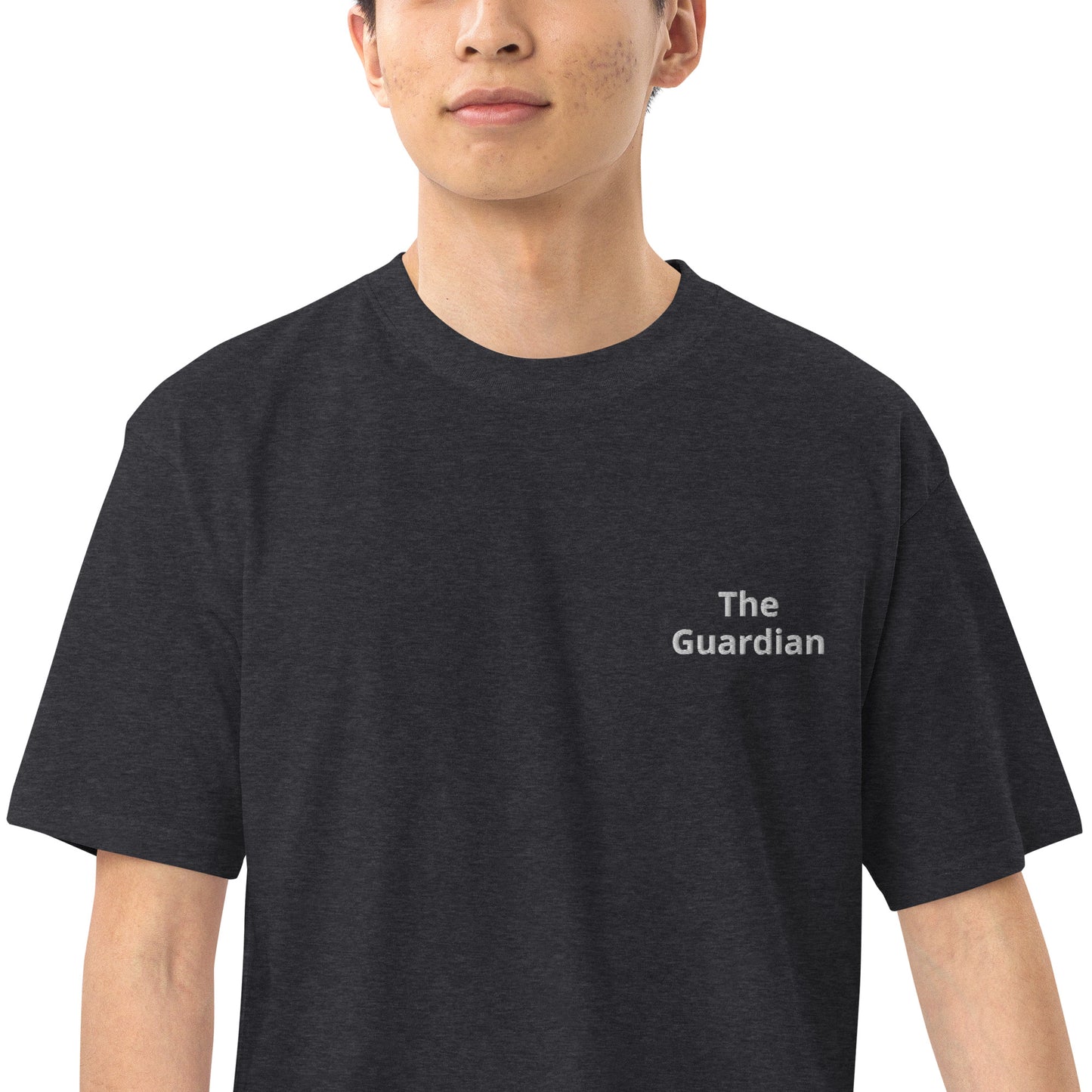 Men’s "The Guardian" embroidered premium heavyweight tee