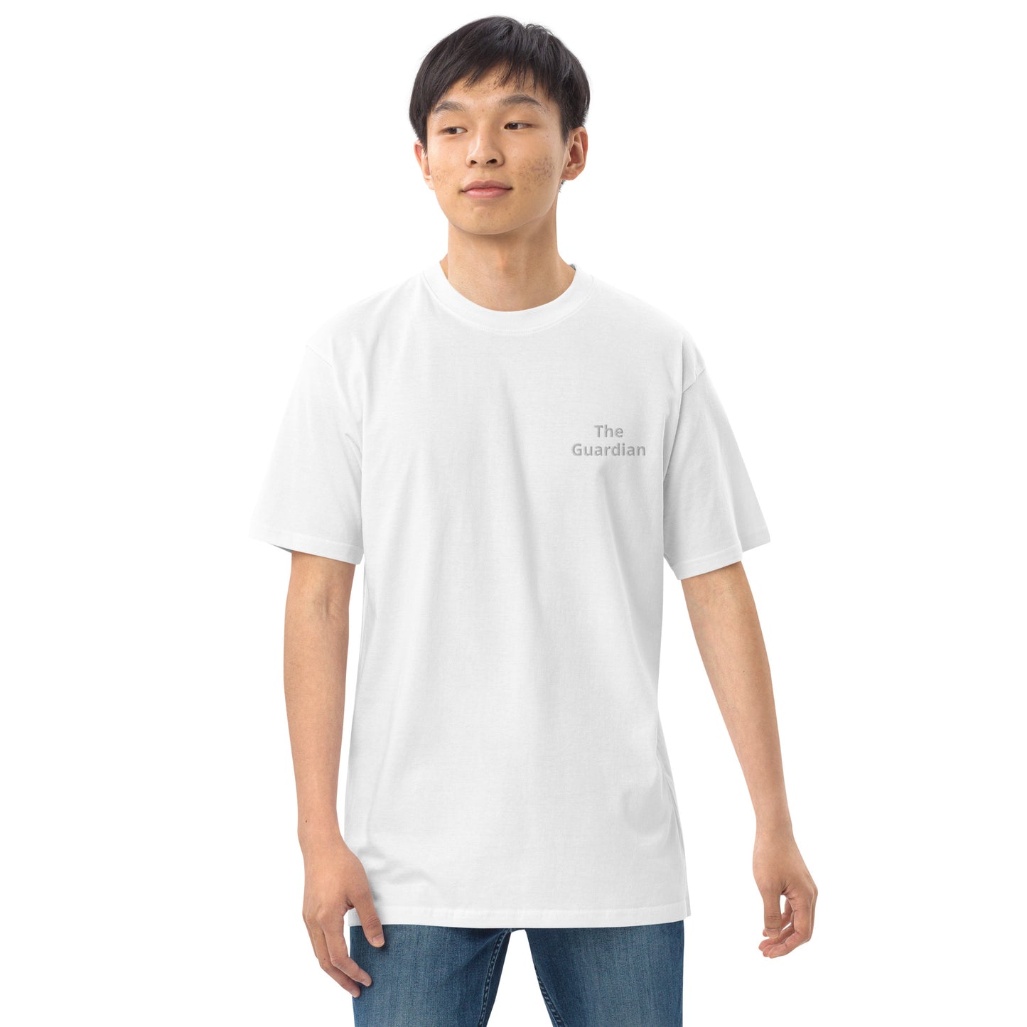 Men’s "The Guardian" embroidered premium heavyweight tee