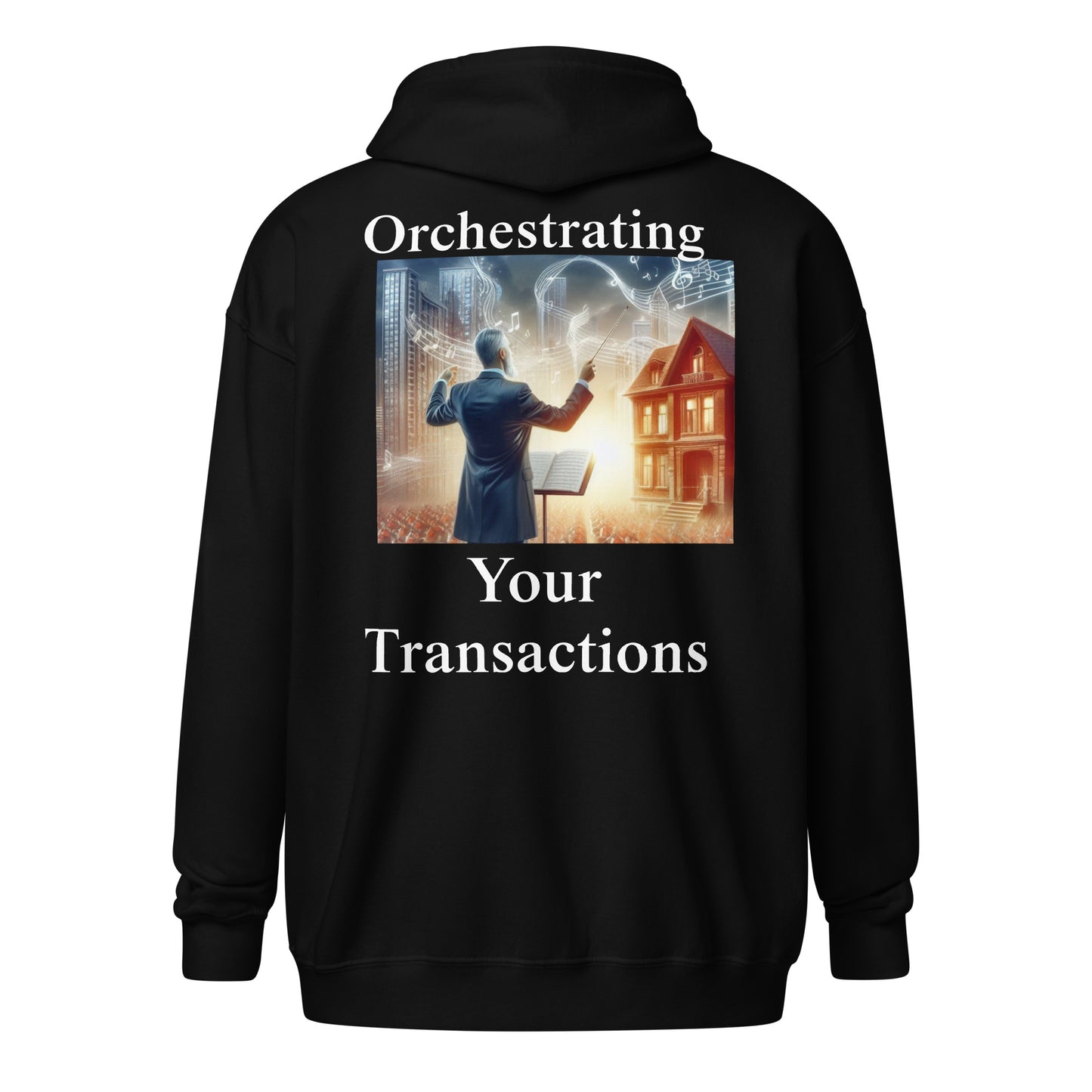 Superheros Section "The Orchestrator" Unisex Hoodie heavy blend zip hoodie