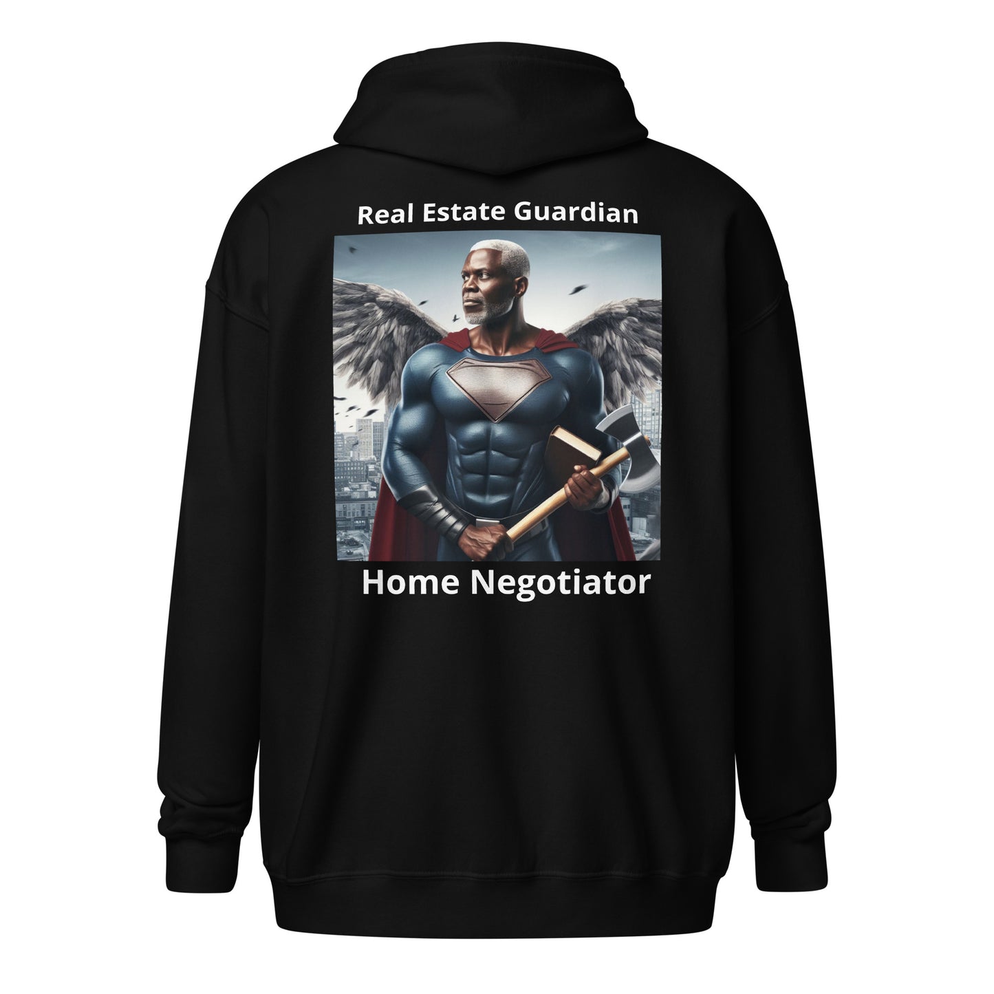 Superhero Section "The Guardian" Men's Hoodie heavy blend zip hoodie