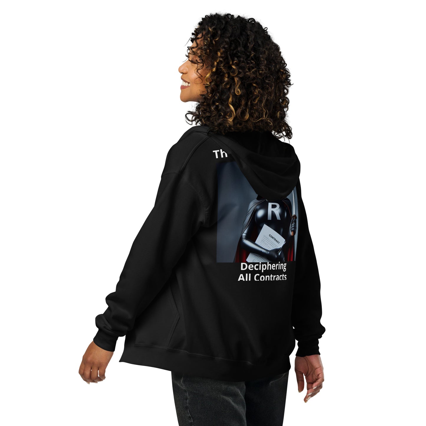 Superhero Section "The Sword Maiden" Women's Hoodie heavy blend zip