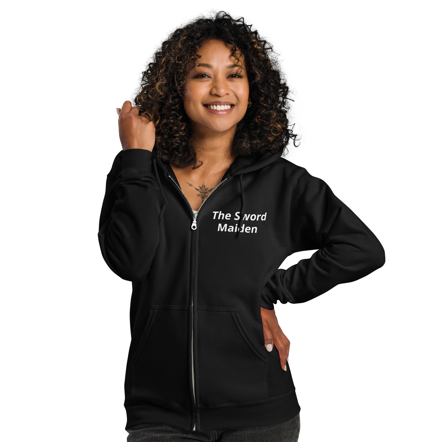 Superhero Section "The Sword Maiden" Women's Hoodie heavy blend zip