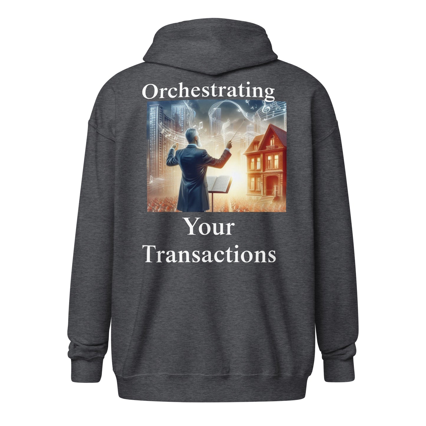 Superheros Section "The Orchestrator" Unisex Hoodie heavy blend zip hoodie