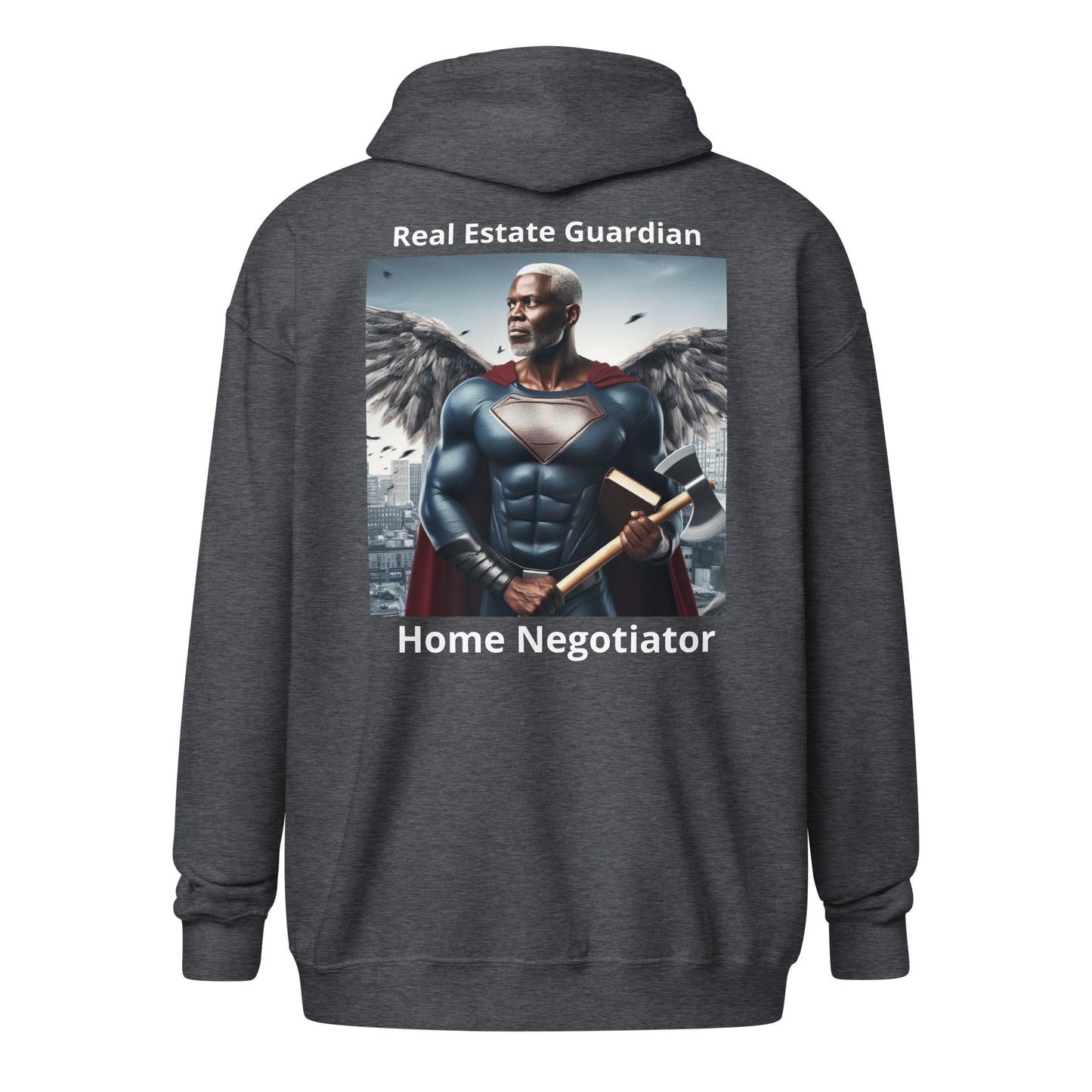 Superhero Section "The Guardian" Men's Hoodie heavy blend zip hoodie