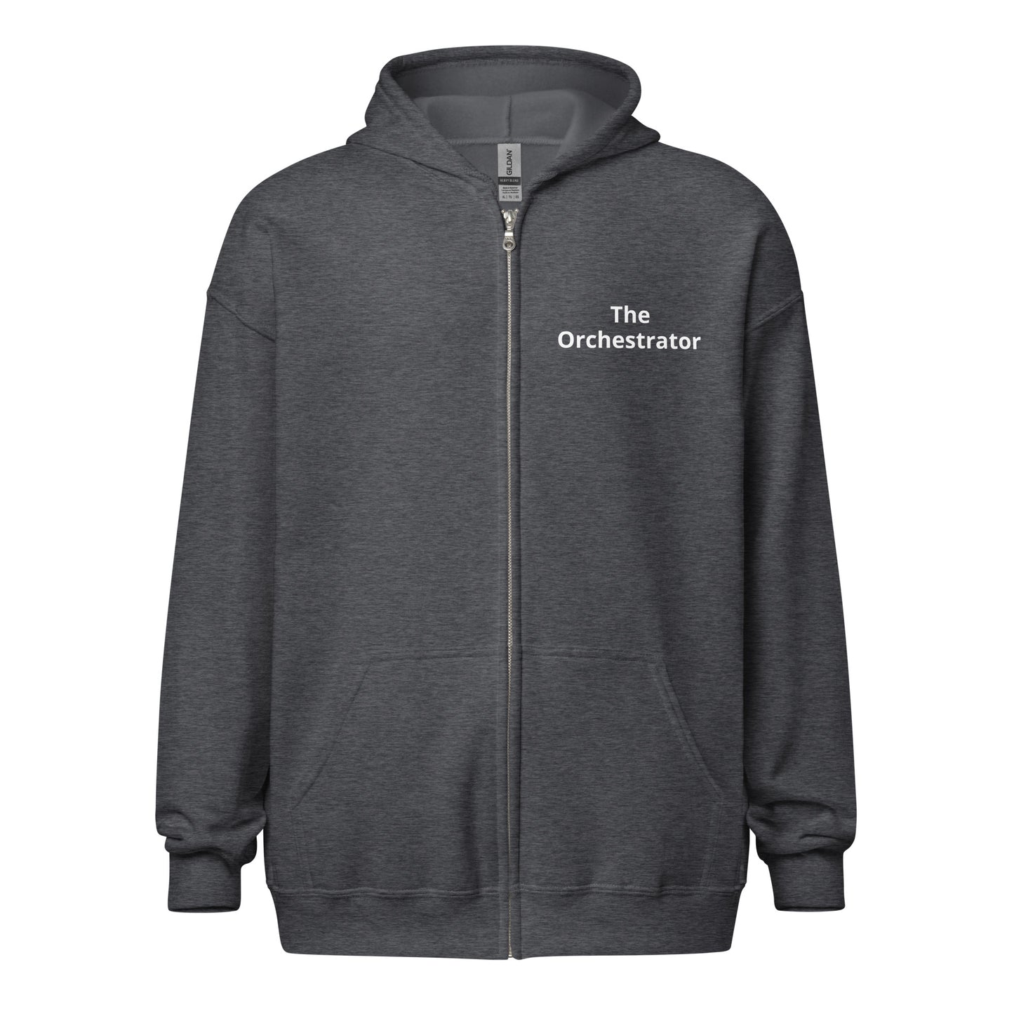 Superheros Section "The Orchestrator" Unisex Hoodie heavy blend zip hoodie