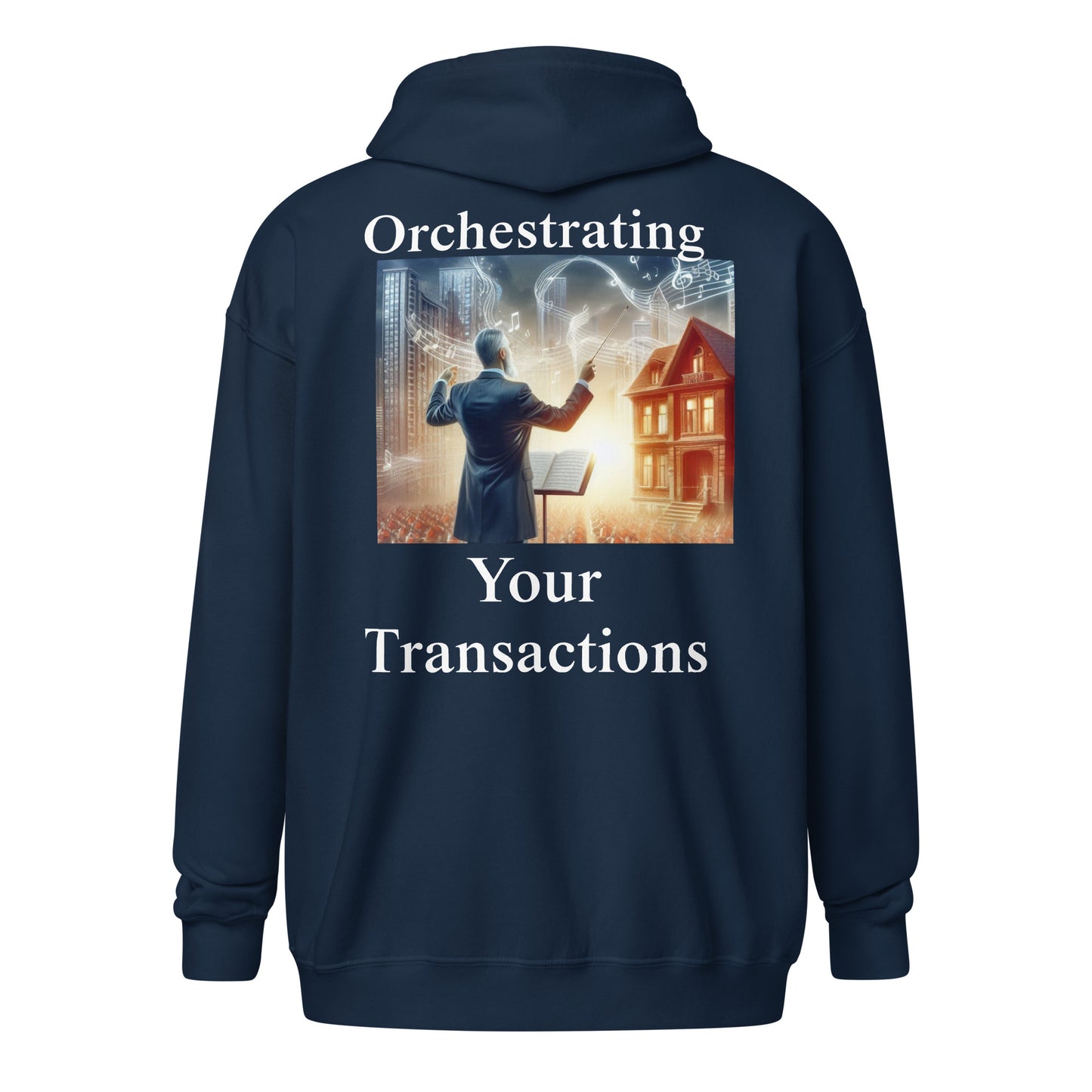 Superheros Section "The Orchestrator" Unisex Hoodie heavy blend zip hoodie