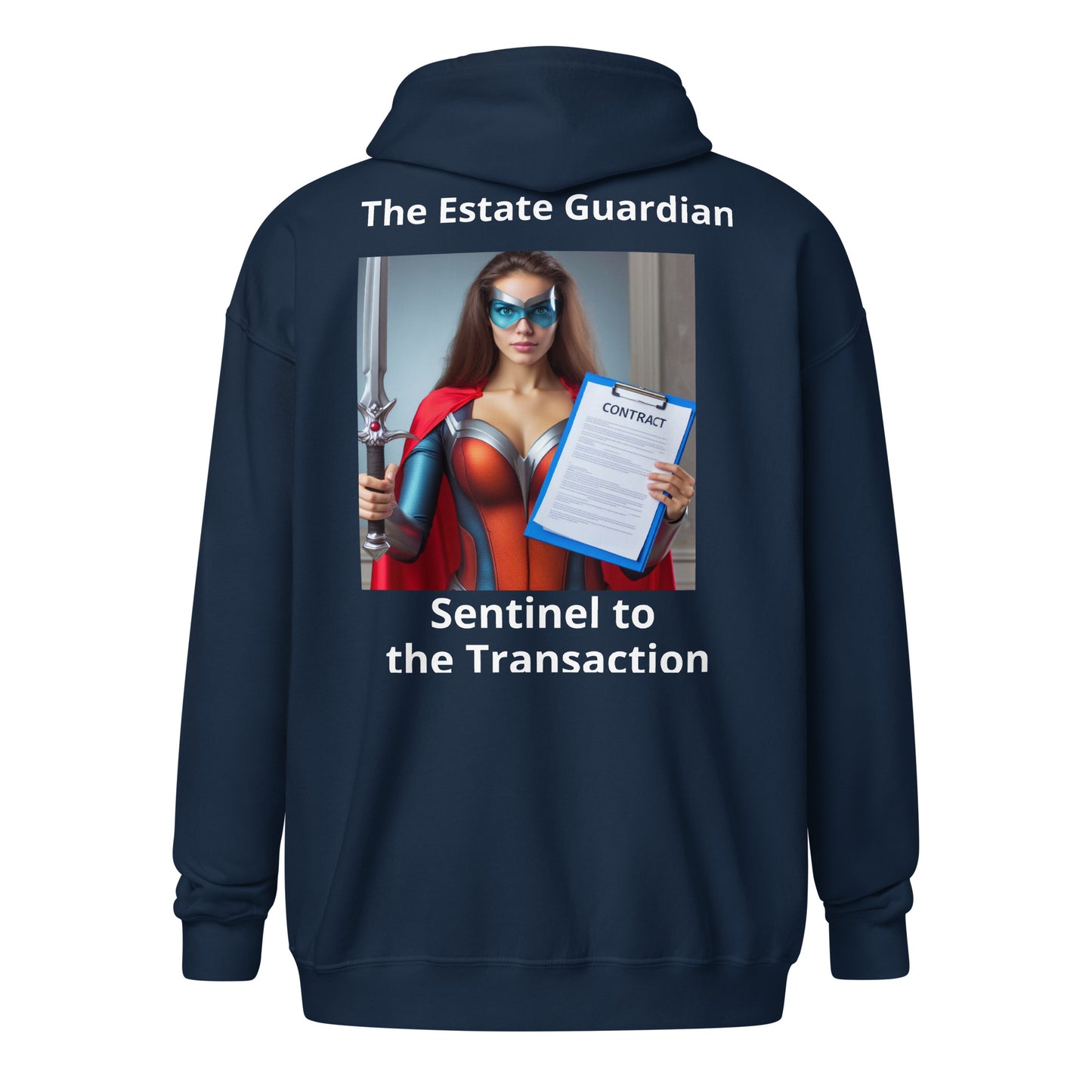 Superhero Section "The Guardian" Women's Hoodie heavy blend zip hoodie