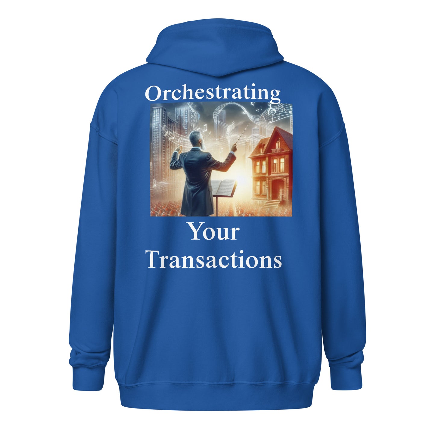 Superheros Section "The Orchestrator" Unisex Hoodie heavy blend zip hoodie