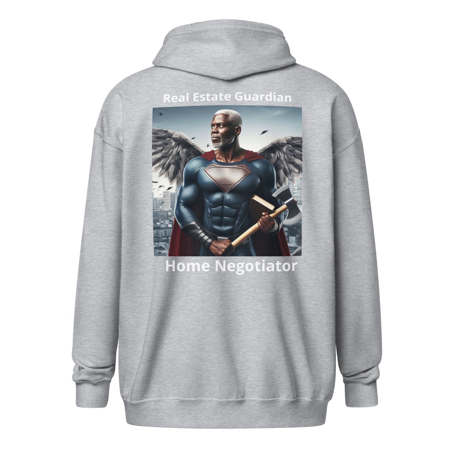 Superhero Section "The Guardian" Men's Hoodie heavy blend zip hoodie