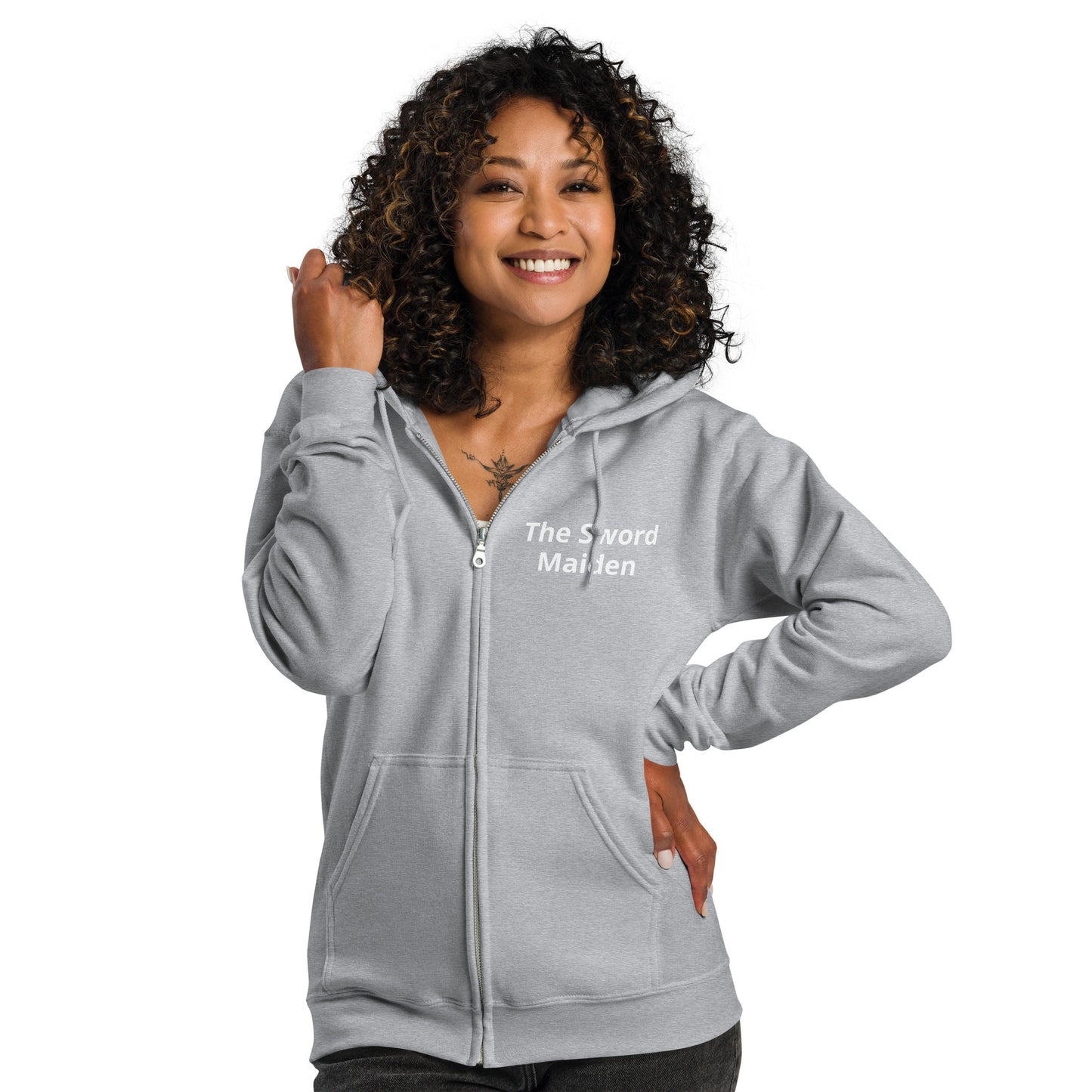 Superhero Section "The Sword Maiden" Women's Hoodie heavy blend zip