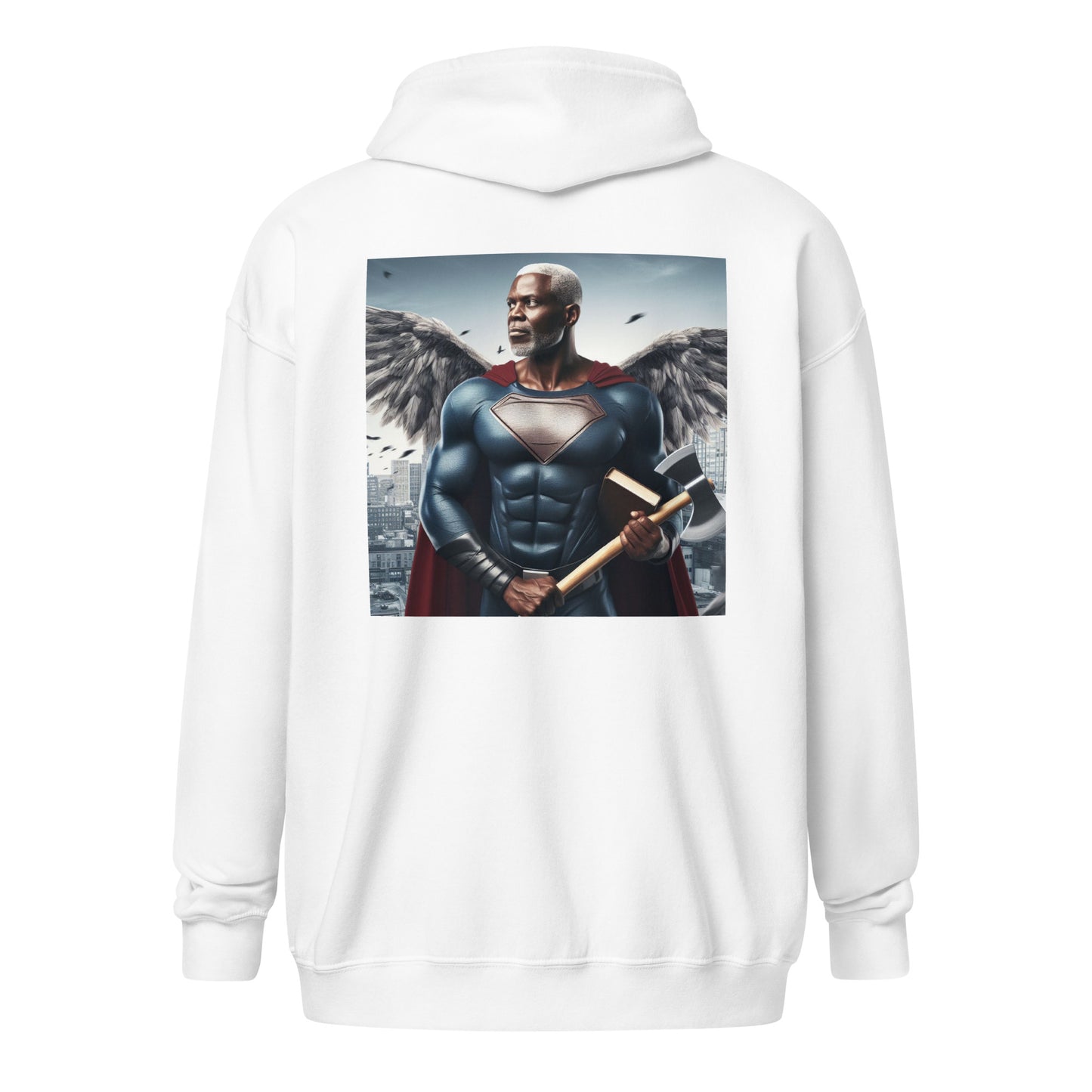 Superhero Section "The Guardian" Men's Hoodie heavy blend zip hoodie