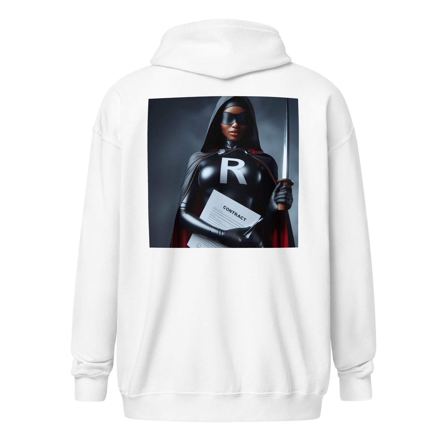 Superhero Section "The Sword Maiden" Women's Hoodie heavy blend zip